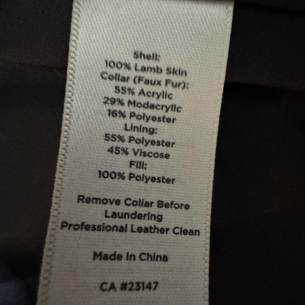 Tslbots Lambskin Black Lesther Quilted Womens Vest SZ XL - Picture 7 of 8